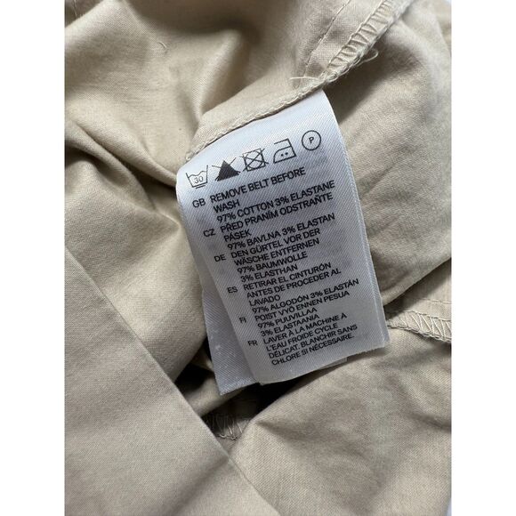 Women's H&M Khaki Button Dress 4 - Picture 5 of 5